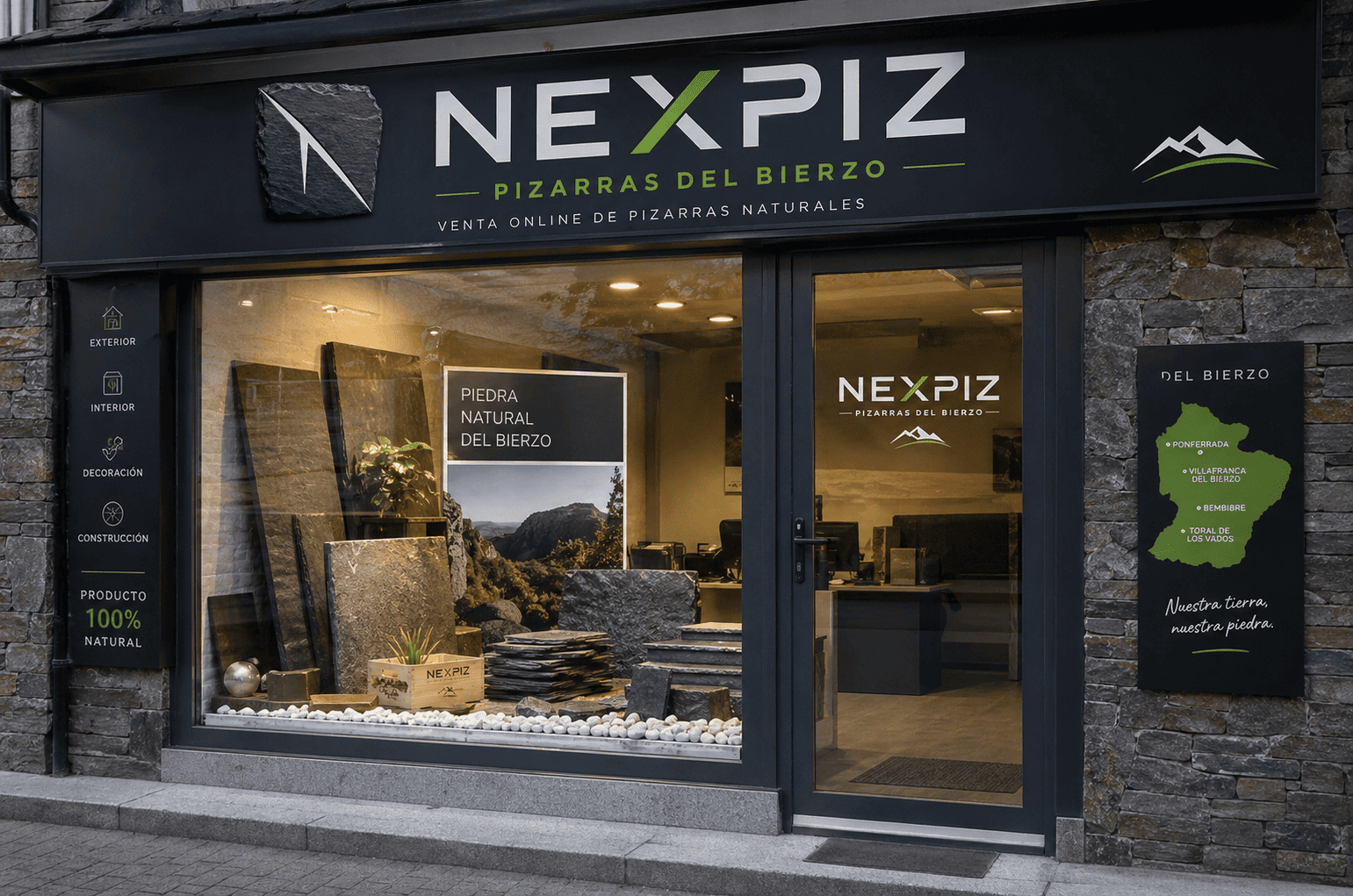 pizarra natural del bierzo para tejados y fachadas